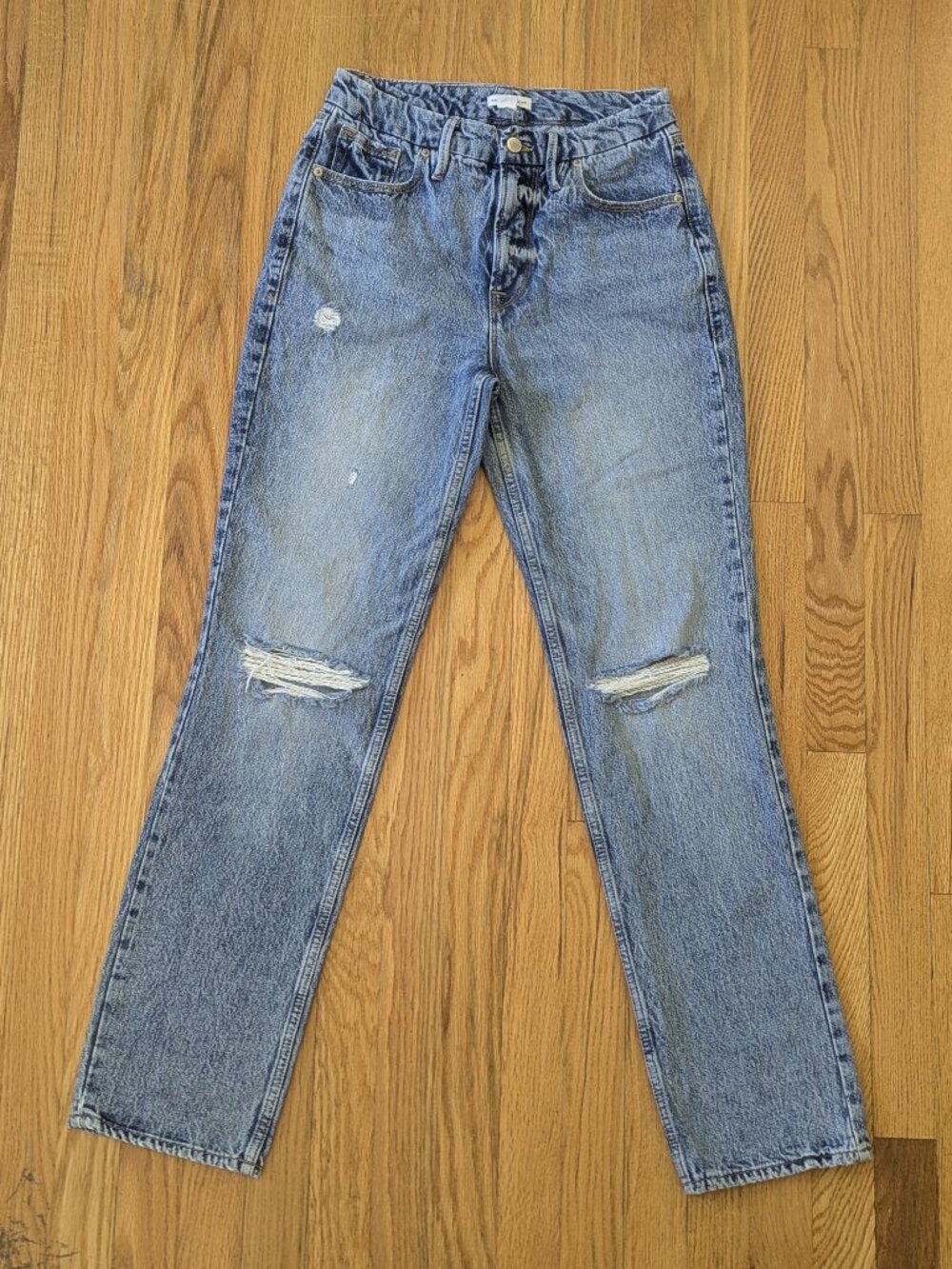 Good American Good '90s Icon Straight Leg Jean